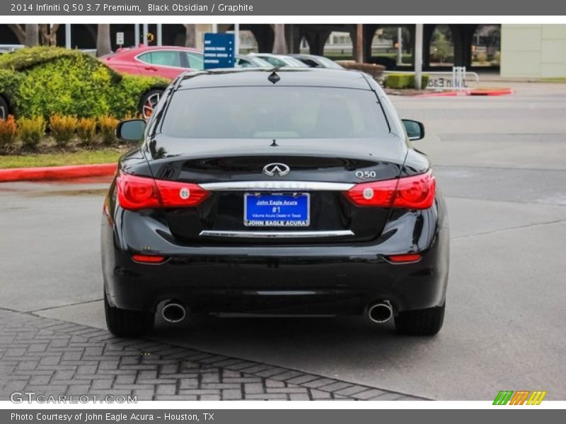 Black Obsidian / Graphite 2014 Infiniti Q 50 3.7 Premium
