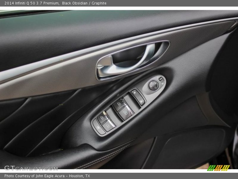 Black Obsidian / Graphite 2014 Infiniti Q 50 3.7 Premium