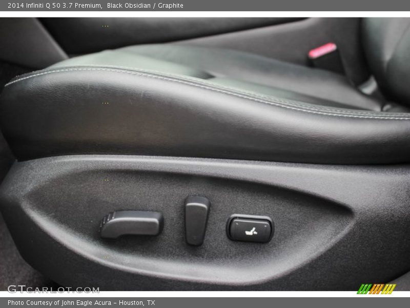 Black Obsidian / Graphite 2014 Infiniti Q 50 3.7 Premium