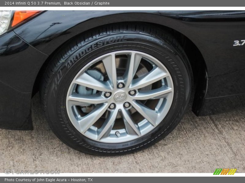 Black Obsidian / Graphite 2014 Infiniti Q 50 3.7 Premium