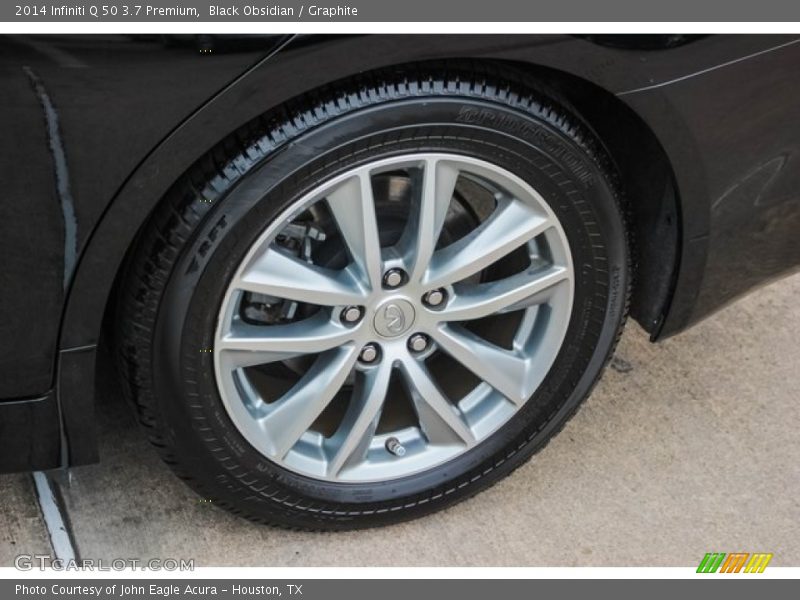 Black Obsidian / Graphite 2014 Infiniti Q 50 3.7 Premium