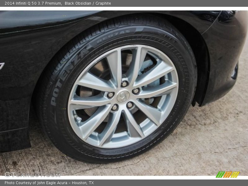 Black Obsidian / Graphite 2014 Infiniti Q 50 3.7 Premium