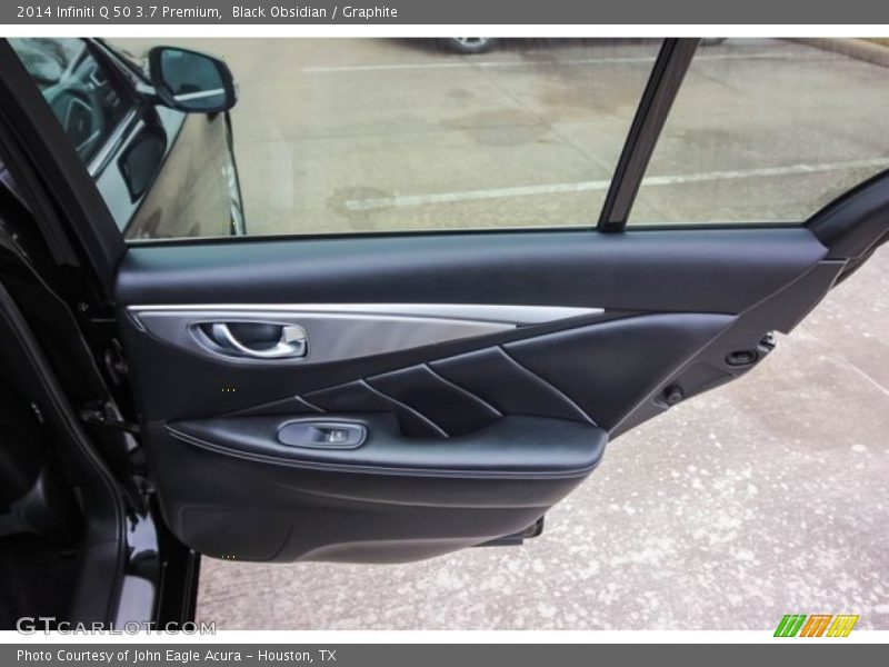 Black Obsidian / Graphite 2014 Infiniti Q 50 3.7 Premium