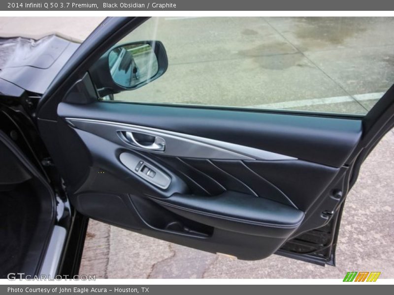 Black Obsidian / Graphite 2014 Infiniti Q 50 3.7 Premium