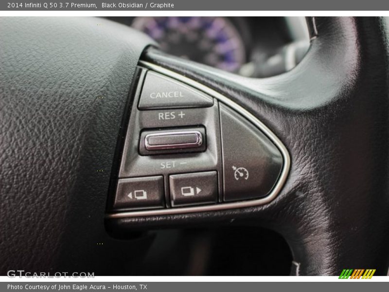 Black Obsidian / Graphite 2014 Infiniti Q 50 3.7 Premium