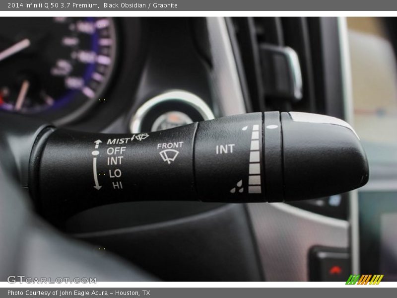 Black Obsidian / Graphite 2014 Infiniti Q 50 3.7 Premium
