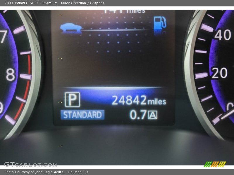Black Obsidian / Graphite 2014 Infiniti Q 50 3.7 Premium