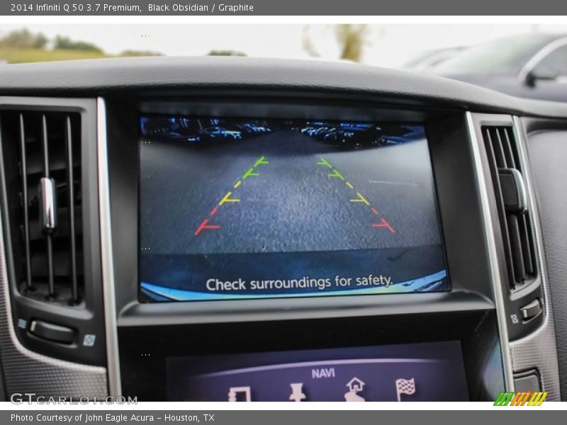 Black Obsidian / Graphite 2014 Infiniti Q 50 3.7 Premium