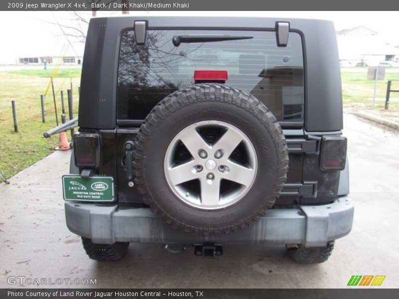 Black / Dark Khaki/Medium Khaki 2009 Jeep Wrangler X 4x4