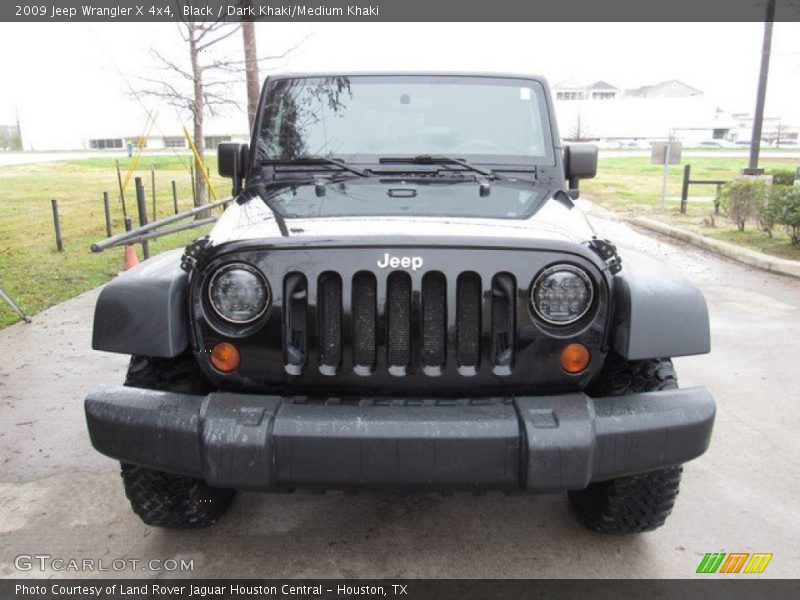 Black / Dark Khaki/Medium Khaki 2009 Jeep Wrangler X 4x4