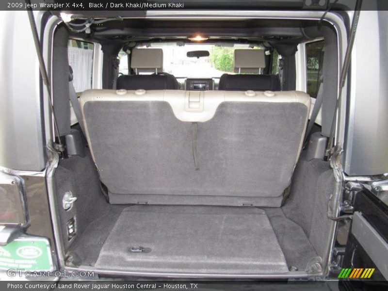 Black / Dark Khaki/Medium Khaki 2009 Jeep Wrangler X 4x4