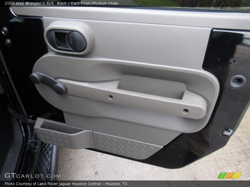 Black / Dark Khaki/Medium Khaki 2009 Jeep Wrangler X 4x4
