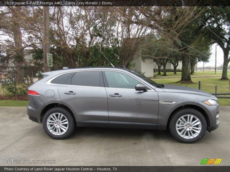 Corris Grey Metallic / Ebony 2019 Jaguar F-PACE Prestige AWD