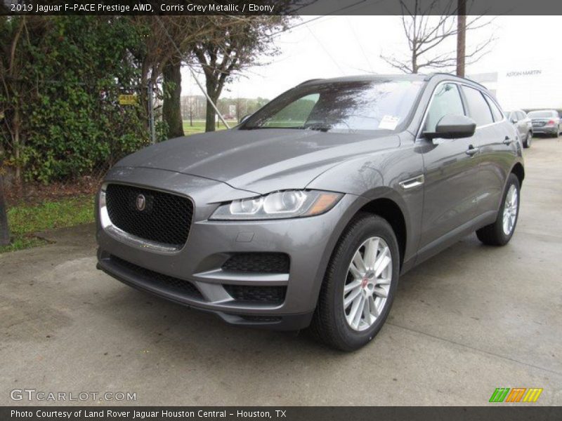 Corris Grey Metallic / Ebony 2019 Jaguar F-PACE Prestige AWD