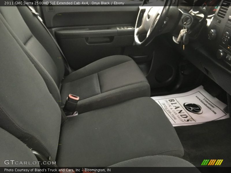 Onyx Black / Ebony 2011 GMC Sierra 2500HD SLE Extended Cab 4x4