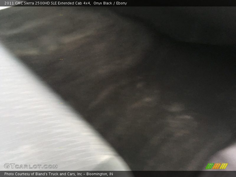 Onyx Black / Ebony 2011 GMC Sierra 2500HD SLE Extended Cab 4x4