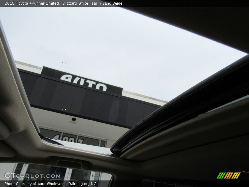 Blizzard White Pearl / Sand Beige 2018 Toyota 4Runner Limited