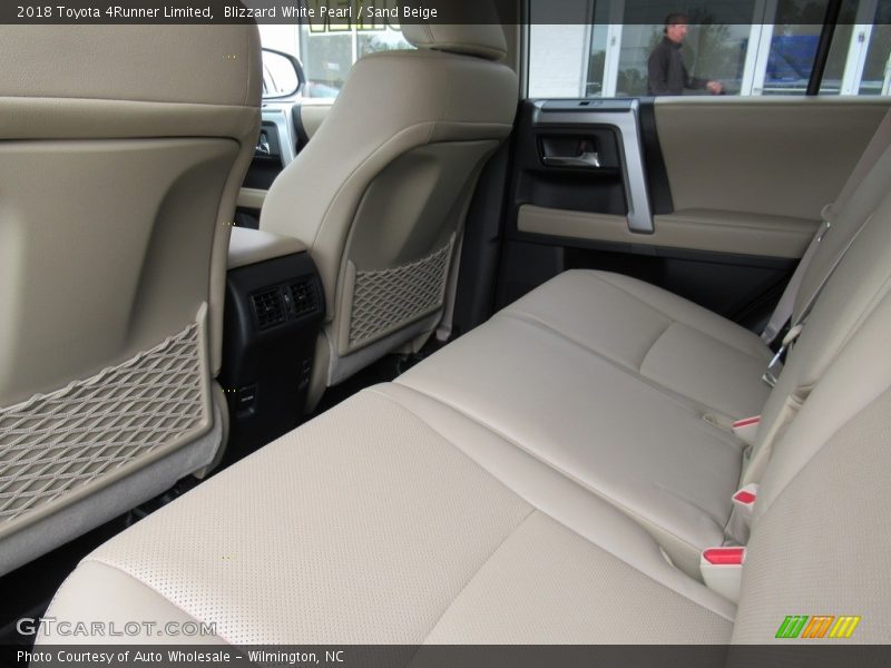 Blizzard White Pearl / Sand Beige 2018 Toyota 4Runner Limited