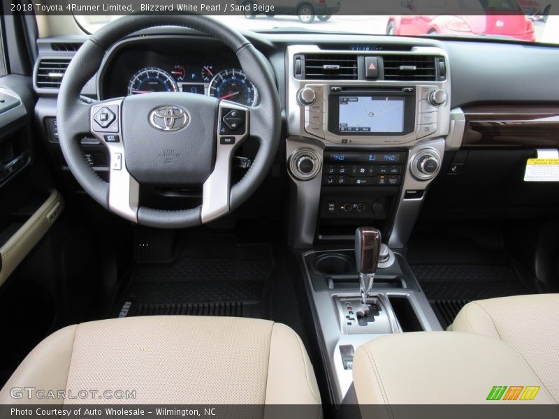 Blizzard White Pearl / Sand Beige 2018 Toyota 4Runner Limited