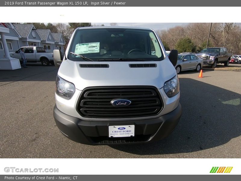 Ingot Silver / Pewter 2019 Ford Transit Passenger Wagon XL 150 LR