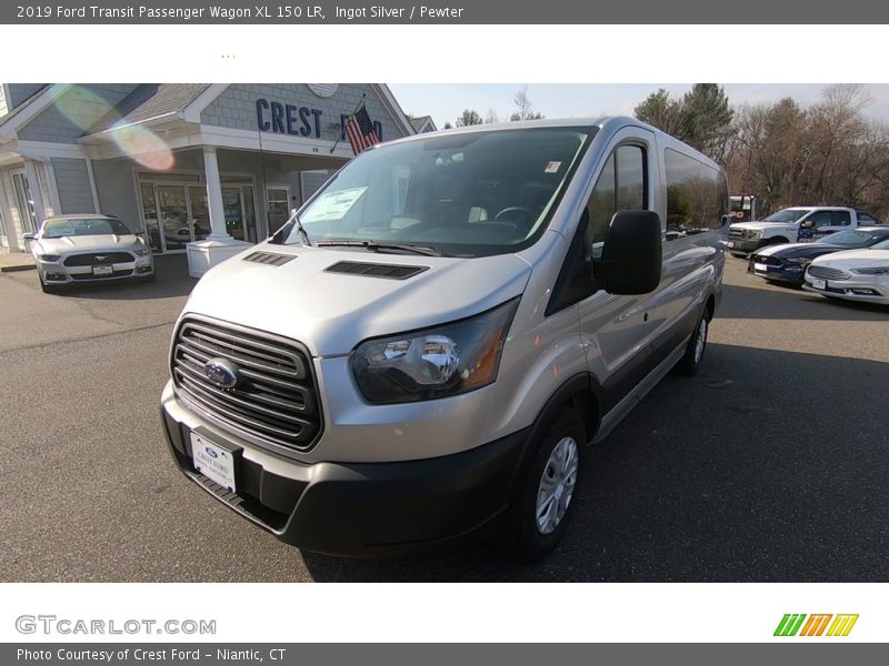 Ingot Silver / Pewter 2019 Ford Transit Passenger Wagon XL 150 LR