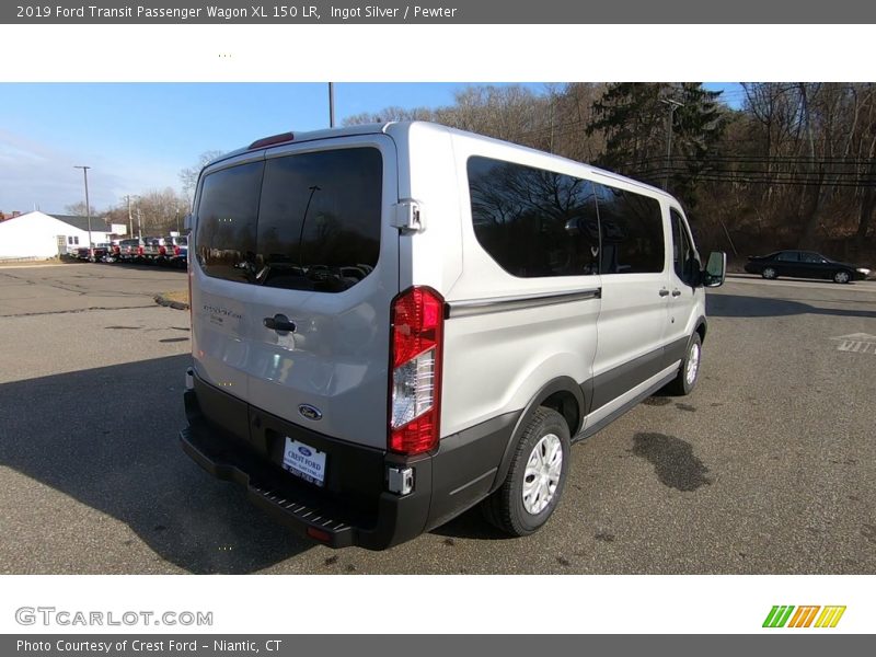Ingot Silver / Pewter 2019 Ford Transit Passenger Wagon XL 150 LR