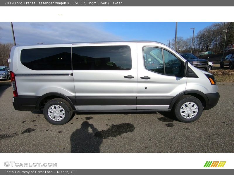 Ingot Silver / Pewter 2019 Ford Transit Passenger Wagon XL 150 LR