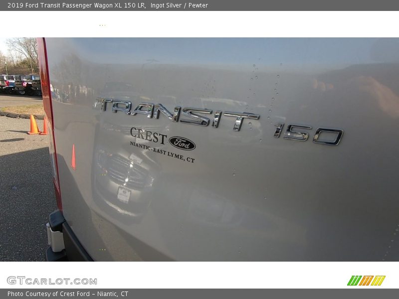 Ingot Silver / Pewter 2019 Ford Transit Passenger Wagon XL 150 LR