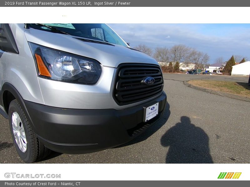 Ingot Silver / Pewter 2019 Ford Transit Passenger Wagon XL 150 LR