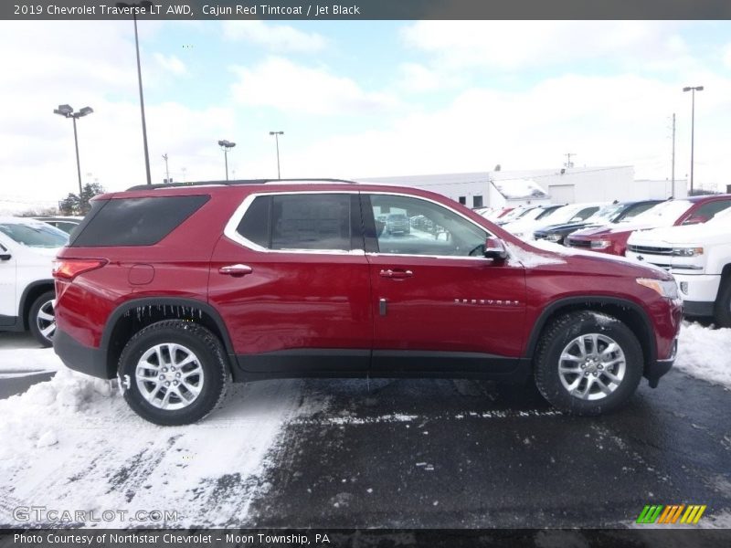 Cajun Red Tintcoat / Jet Black 2019 Chevrolet Traverse LT AWD