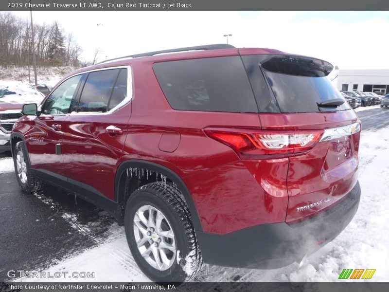 Cajun Red Tintcoat / Jet Black 2019 Chevrolet Traverse LT AWD