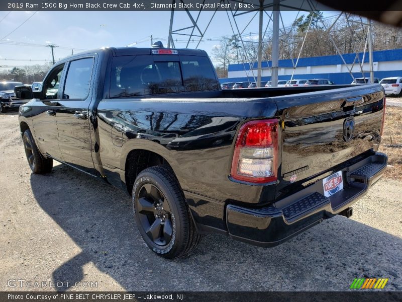 Diamond Black Crystal Pearl / Black 2019 Ram 1500 Big Horn Black Crew Cab 4x4