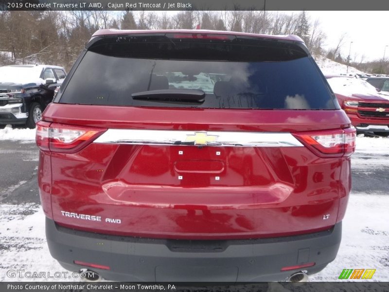 Cajun Red Tintcoat / Jet Black 2019 Chevrolet Traverse LT AWD