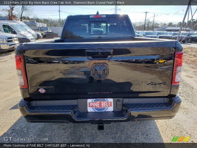 Diamond Black Crystal Pearl / Black 2019 Ram 1500 Big Horn Black Crew Cab 4x4