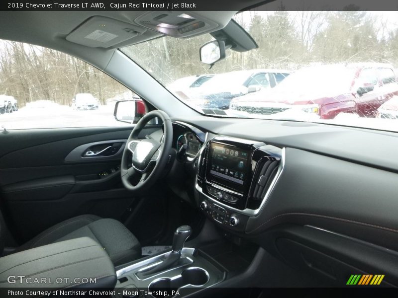 Cajun Red Tintcoat / Jet Black 2019 Chevrolet Traverse LT AWD