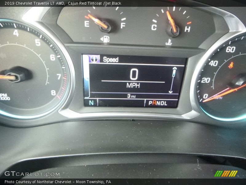 Cajun Red Tintcoat / Jet Black 2019 Chevrolet Traverse LT AWD