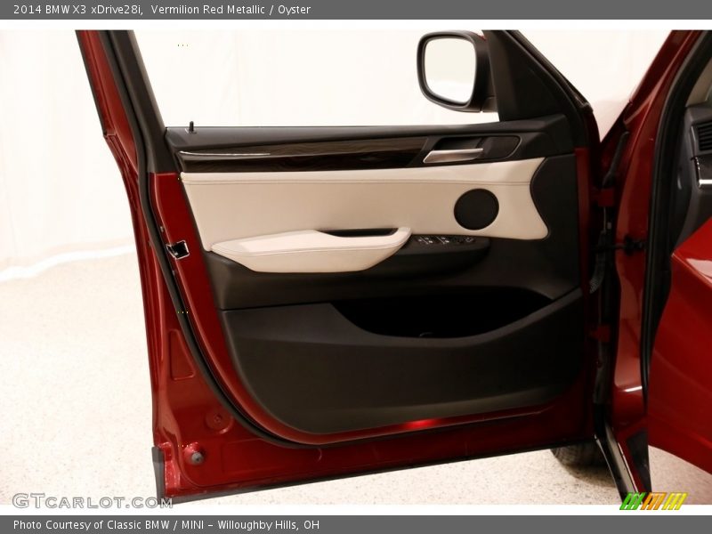 Vermilion Red Metallic / Oyster 2014 BMW X3 xDrive28i