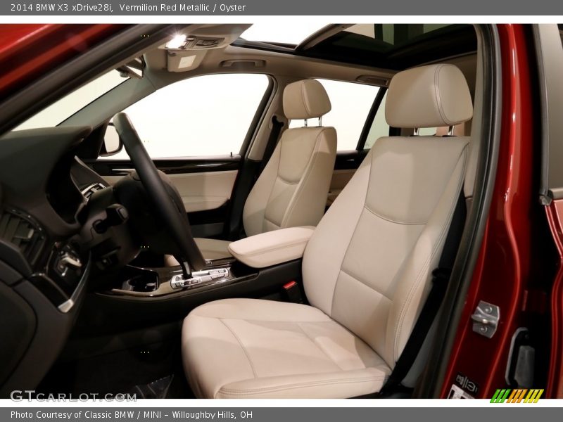 Vermilion Red Metallic / Oyster 2014 BMW X3 xDrive28i