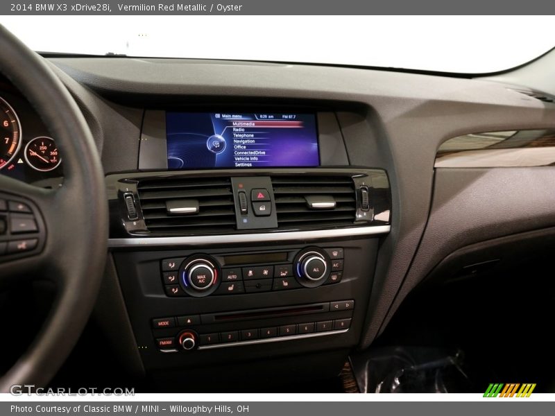 Vermilion Red Metallic / Oyster 2014 BMW X3 xDrive28i