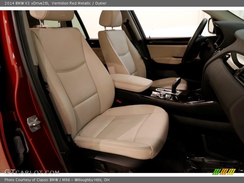 Vermilion Red Metallic / Oyster 2014 BMW X3 xDrive28i