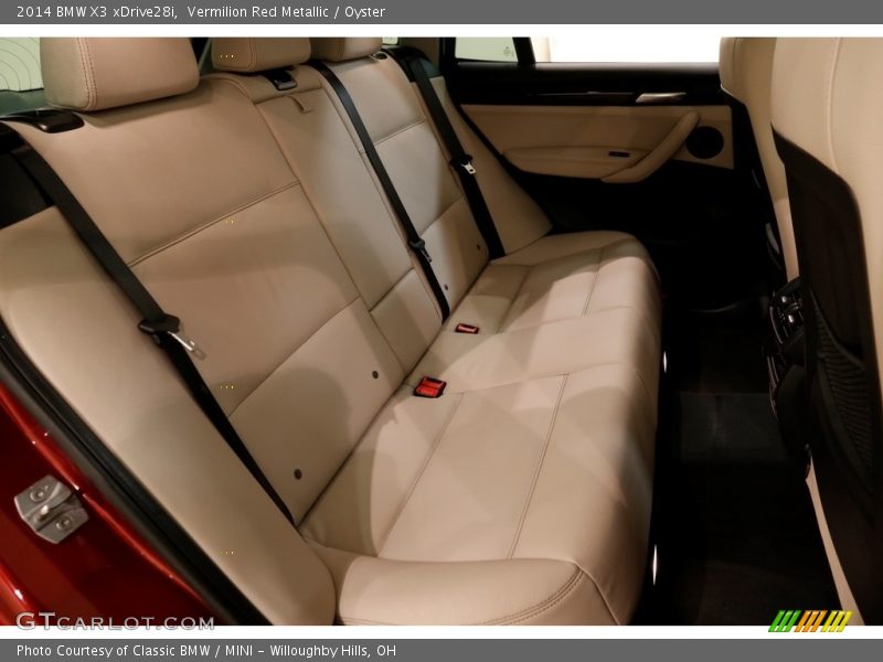Vermilion Red Metallic / Oyster 2014 BMW X3 xDrive28i