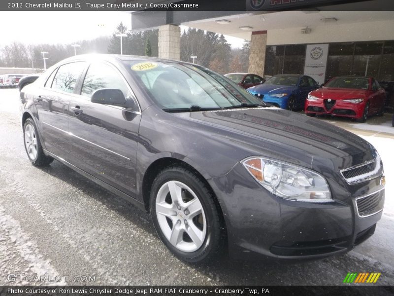 Taupe Gray Metallic / Cocoa/Cashmere 2012 Chevrolet Malibu LS