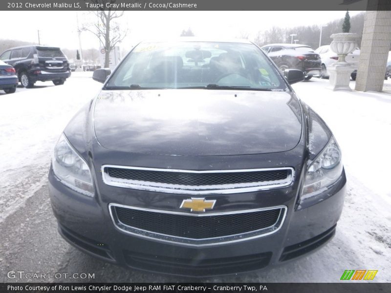 Taupe Gray Metallic / Cocoa/Cashmere 2012 Chevrolet Malibu LS
