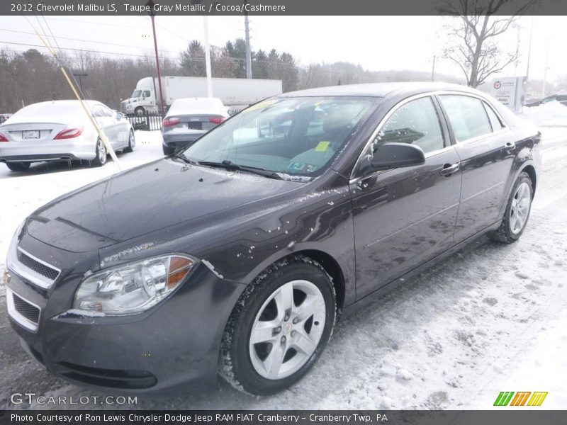 Taupe Gray Metallic / Cocoa/Cashmere 2012 Chevrolet Malibu LS