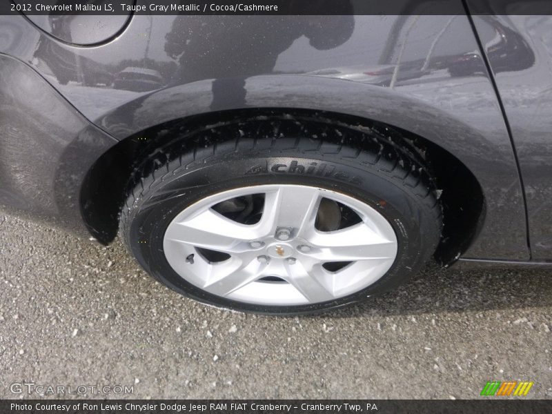 Taupe Gray Metallic / Cocoa/Cashmere 2012 Chevrolet Malibu LS