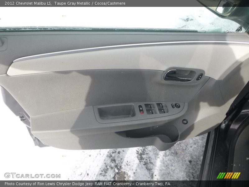 Taupe Gray Metallic / Cocoa/Cashmere 2012 Chevrolet Malibu LS