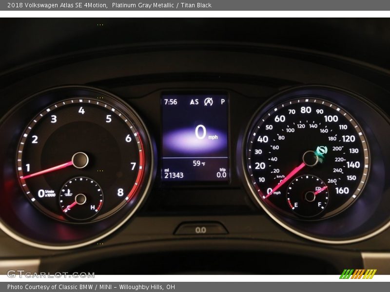  2018 Atlas SE 4Motion SE 4Motion Gauges