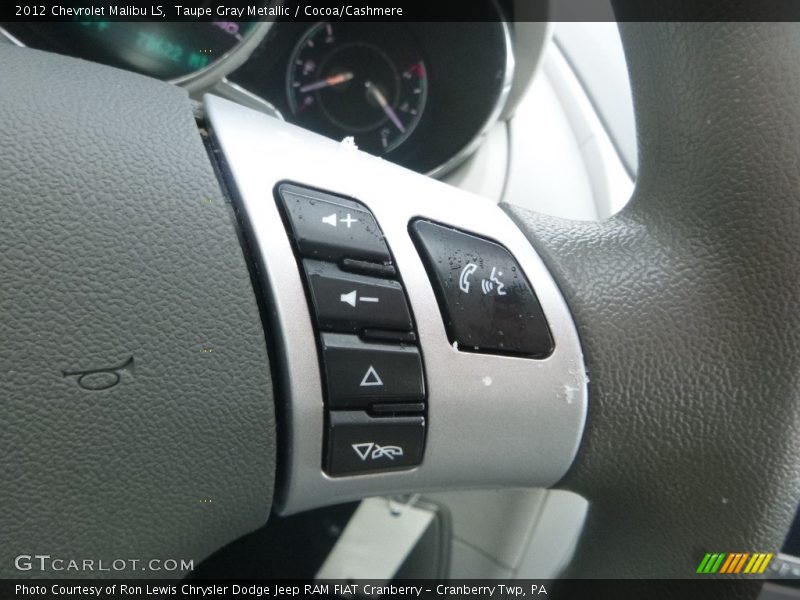 Taupe Gray Metallic / Cocoa/Cashmere 2012 Chevrolet Malibu LS
