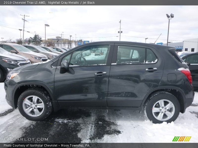 Nightfall Gray Metallic / Jet Black 2019 Chevrolet Trax LS AWD