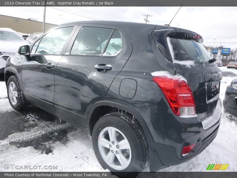 Nightfall Gray Metallic / Jet Black 2019 Chevrolet Trax LS AWD